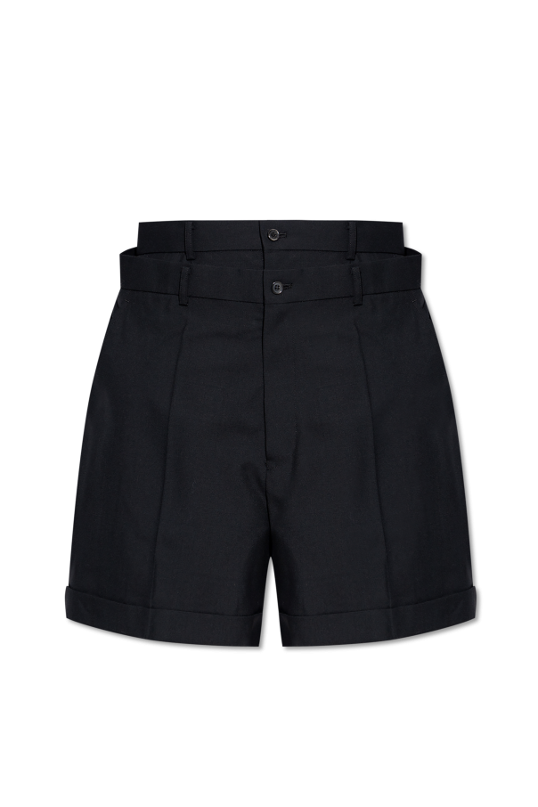 Black Wool shorts Comme des Garçons Noir Kei Ninomiya Black Wool shorts Comme des Garçons Noir Kei Ninomiya